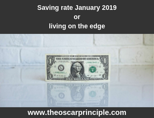 Savings rate January 2019